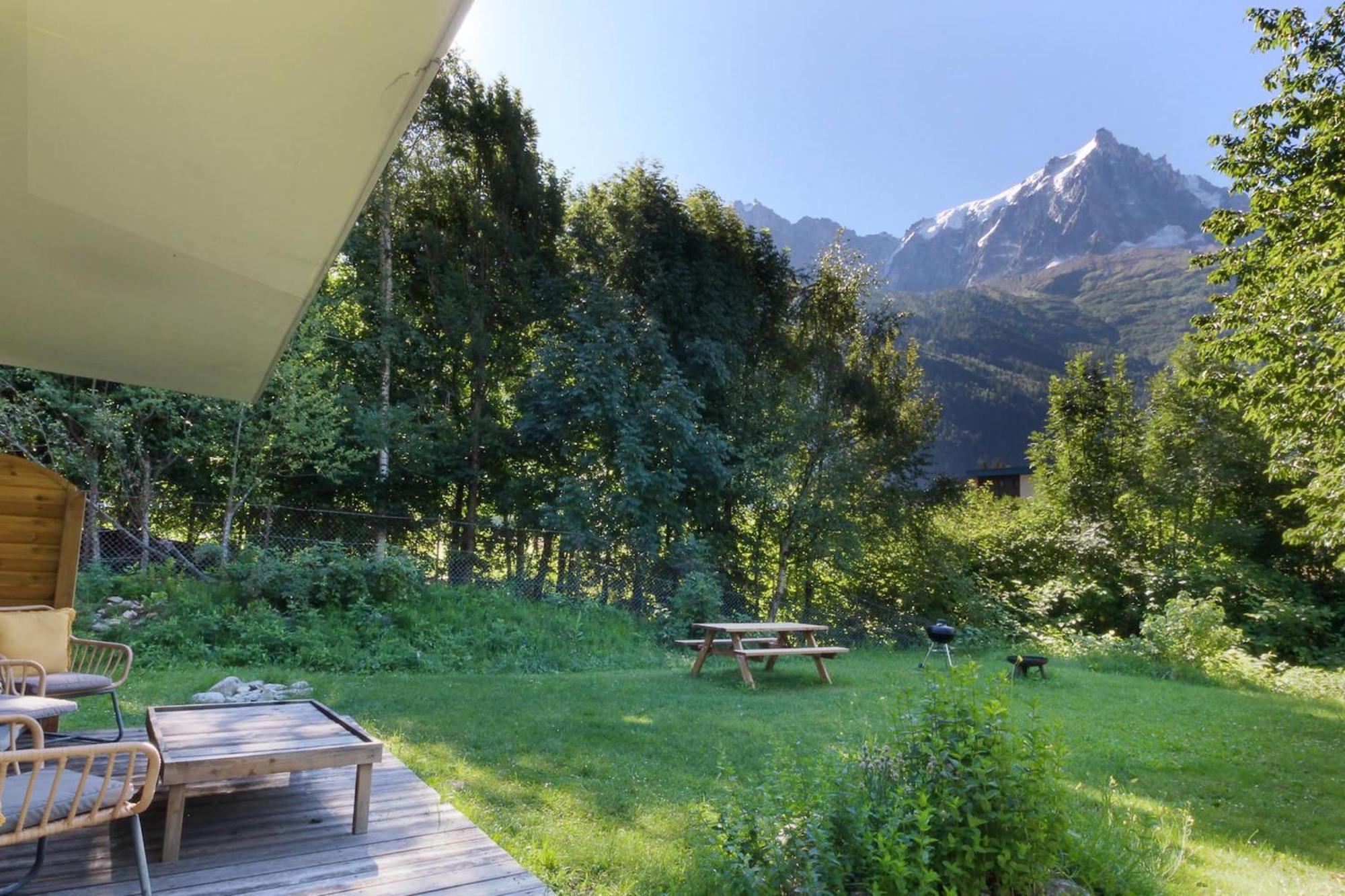 Violette De Cham - Jardin Prive - Vue Mont Blanc Apartman Chamonix Kültér fotó