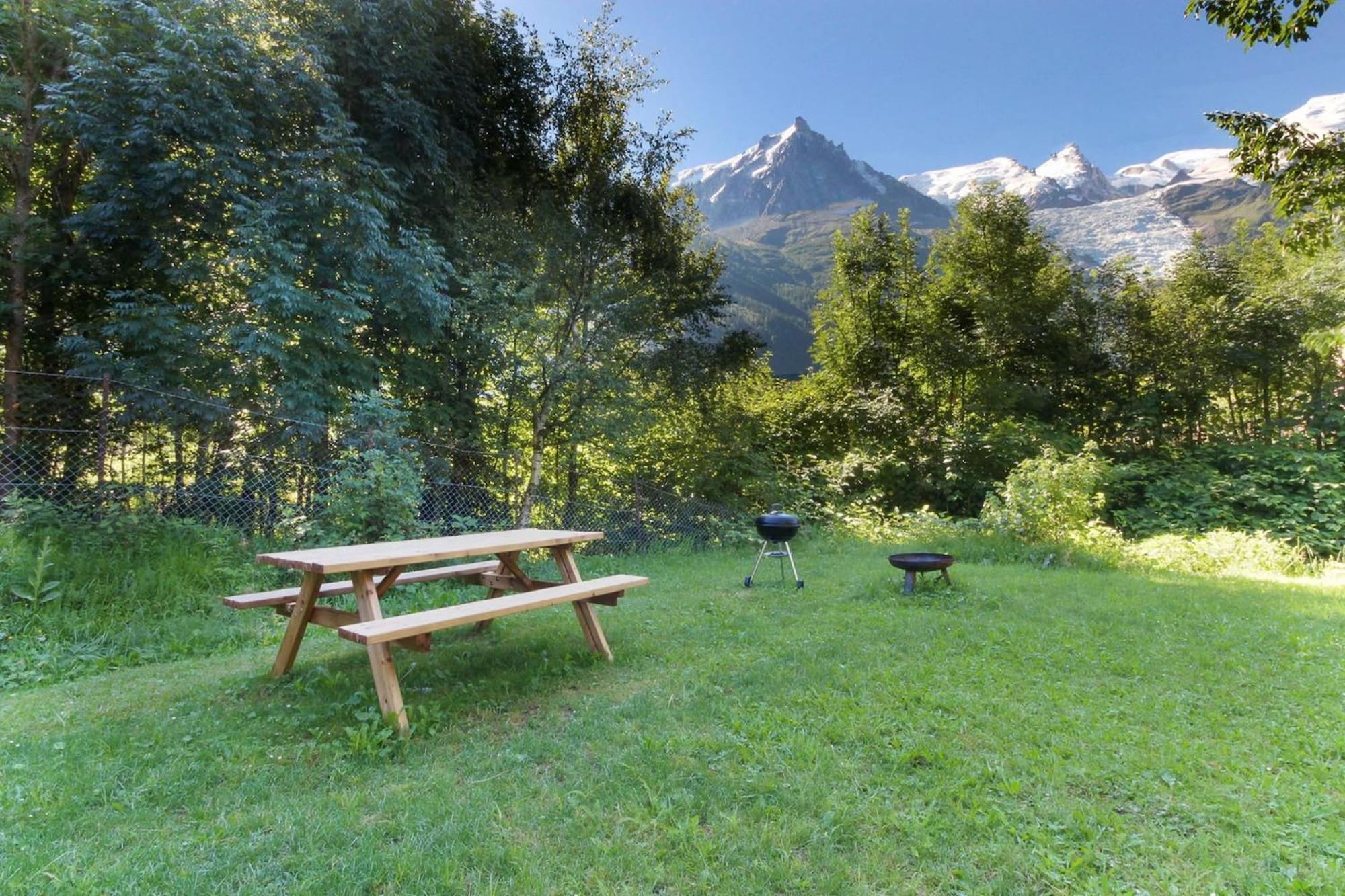 Violette De Cham - Jardin Prive - Vue Mont Blanc Apartman Chamonix Kültér fotó