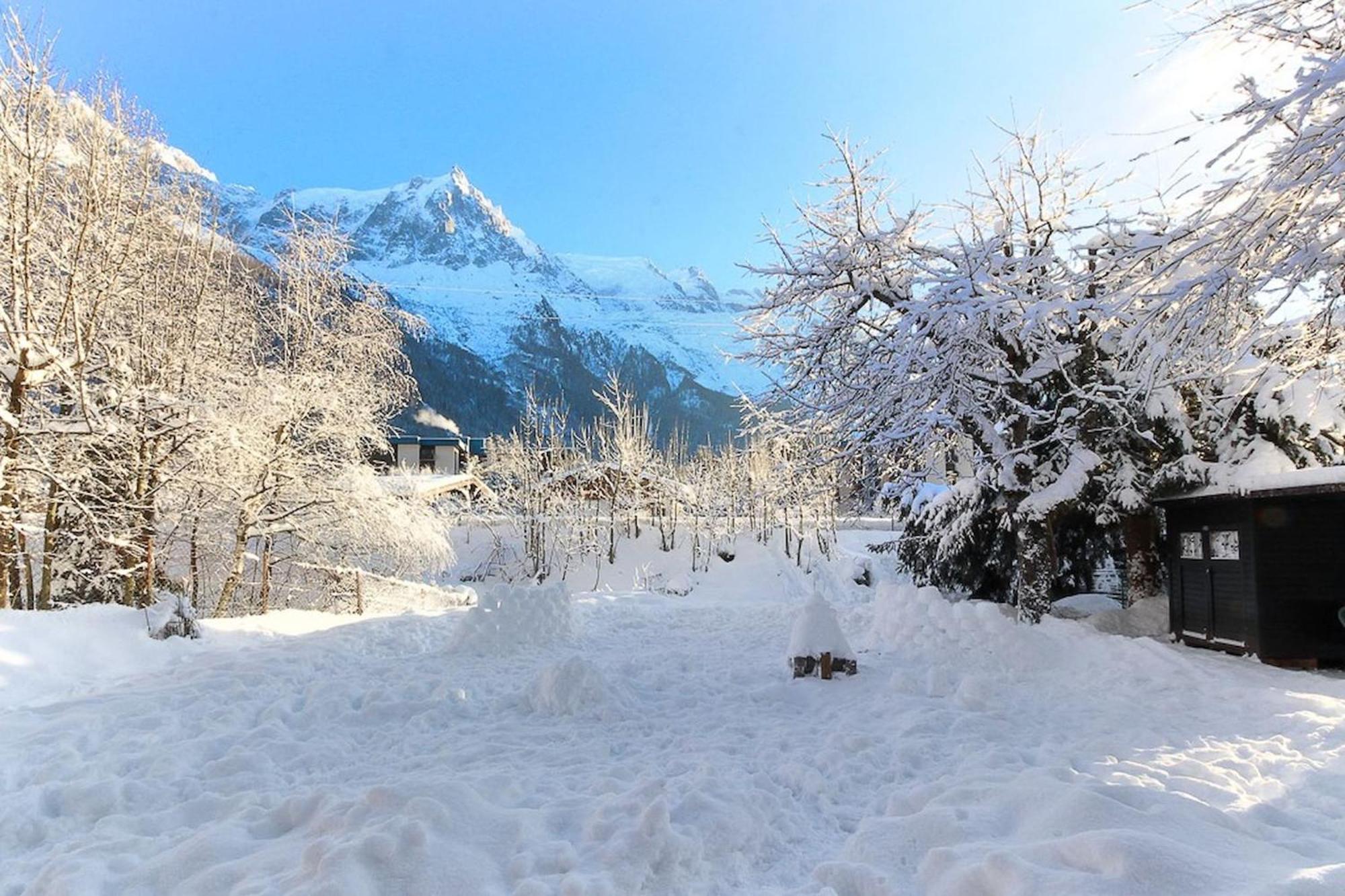 Violette De Cham - Jardin Prive - Vue Mont Blanc Apartman Chamonix Kültér fotó